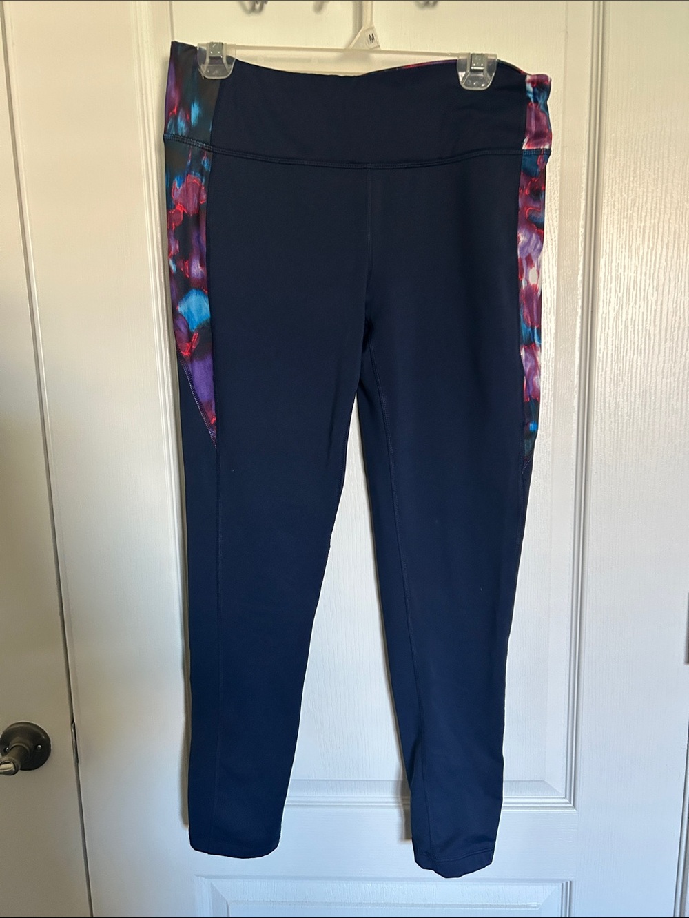 90° by reflex Womens leggings size large blue pull on